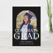 Congrats Grad High School Graduation Kaart (Voorkant)