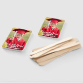 Congrats Grad Modern Simple Preppy Photo Handwaaier (Niet-gemonteerd)