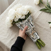 Congrats Grad tassel Photo Collage Class of 2026 Cadeaupapier