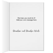 Congrats Grad Watercolor Hat and Cake (Binnen (Rechts))