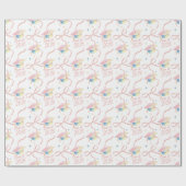 Congrats Grad Watercolour Grad Cap Class of 2026 Cadeaupapier (Vlak)