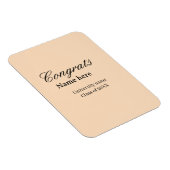 Congrats graduate university name class of 20XX na Magneet (Rechterzijde)