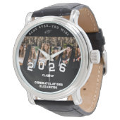 Congrats Graduation Name Keepsake Timepiece Horloge (Gekanteld)