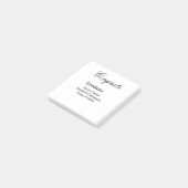 Congrats graduation name university name class of post-it® notes (Schuin)