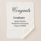 Congrats graduation name university name class of sherpa deken (Voorkant)