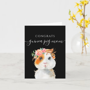 Congrats Guinee Pig Mam Wenskaart Kaart