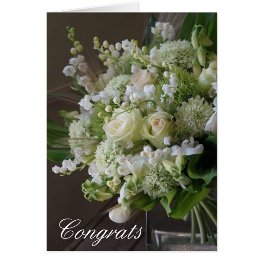 Congrats Kaart - Zomer Spray (Voorkant)