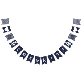 Congrats Nautical Bunting Vlaggetjes