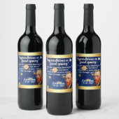 Congrats on Your New Venture: Custom Wine Labels! Wijn Etiket (Flessen)
