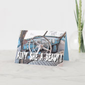 CONGRATS OP de NIEUWE AUTO, Kaart (Voorkant)