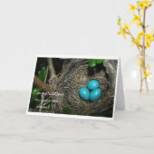 congrats op nieuwe aankomst kaart (Gele Bloem)