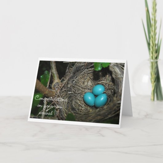 congrats op nieuwe aankomst kaart (Voorkant)