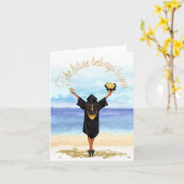 Congrats op uw Afstuderen Kaart (Gele Bloem)