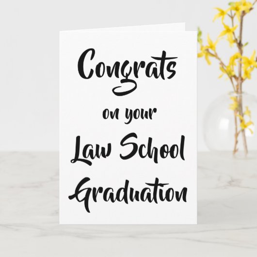 Congrats op uw Kaart van de Afstuderen van de (Gele Bloem)