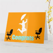 Congrats op uw Nieuw Groot Wenskaart van de Baan Kaart (Gele Bloem)