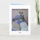 Congrats op Uw Nieuwe Makkelijke Baan Kaart (Achterkant)