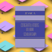 Congrats Scholarship-kaart Kaart
