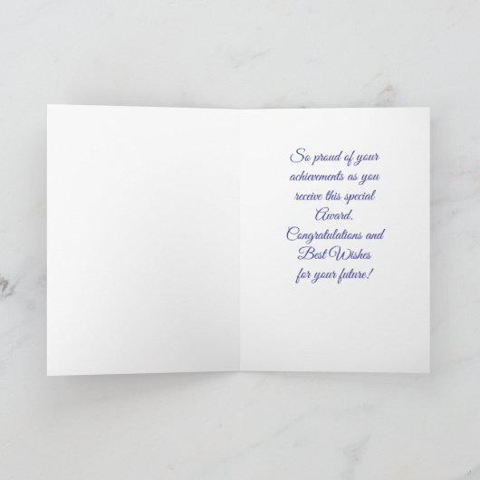 Congrats Scholarship-kaart Kaart (Binnen)