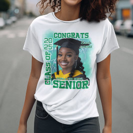 Congrats Senior gepersonaliseerd familie Afstudere T-shirt