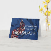 Congrats - u deed het! kaart (Gele Bloem)