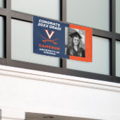 Congrats Virginia Cavalier Afstudeerder - Fotobann Spandoek (Buitenkant Gebouw)