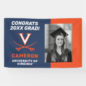 Congrats Virginia Cavalier Afstudeerder - Fotobann Spandoek (Horizontaal)