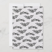 CONGRATS WREATH PORTRAIT-BLACK EN WHITE KAART (Achterkant)