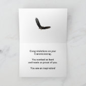 Congratualstion bij het opdragen met een kale kaart (Binnen)