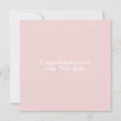 CONGRATULATIE: BOAT MET ELEPHANT EN BABY (Achterkant)