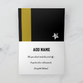 CONGRATULATIE Masters Degree Gold Stripe A0A2 Kaart (Binnen)