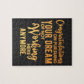 Congratulatie on Pursuing Your Dream Legpuzzel (Horizontaal)