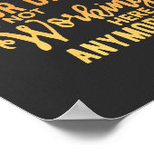 Congratulatie on Pursuing Your Dream Poster (Hoek)