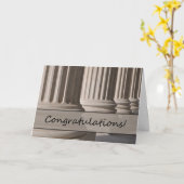 Congratulatie van de Bar Law Test Exam Kaart (Gele Bloem)