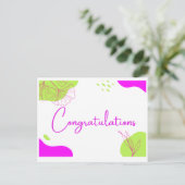 Congratulatiekaart Briefkaart (Staand voorkant)