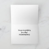 CONGRATULATIES **AFSTUDEREN* GROTE NIEUWS! KAART (Binnen)