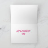 ***CONGRATULATIES*** CELEBRAAT "U"! KAART (Binnen)