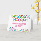 ***CONGRATULATIES*** CELEBRAAT "U"! KAART (Gele Bloem)