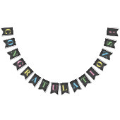 CONGRATULATIES! Gesimuleerd alkbord Vlaggetjes (Alle)