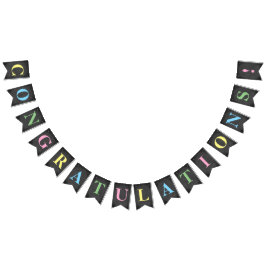  CONGRATULATIES! Gesimuleerd alkbord Vlaggetjes