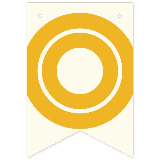 CONGRATULATIES - IVORY WHITE & MULTICOLOR TEKST VLAGGETJES (Tweede vlag)