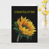 **CONGRATULATIES" KAART (Gele Bloem)