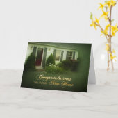 Congratulaties - New Home - Kaart (Gele Bloem)