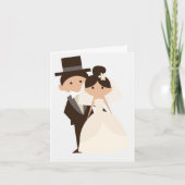 CONGRATULATIES OP UW WEDDAG KAART (Voorkant)