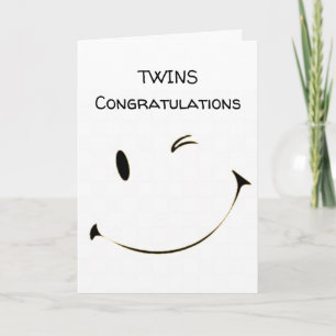 ***CONGRATULATIES*****TWINS** KAART