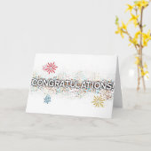 **CONGRATULATIES** U VERDIENT HET BESTE KAART (Gele Bloem)