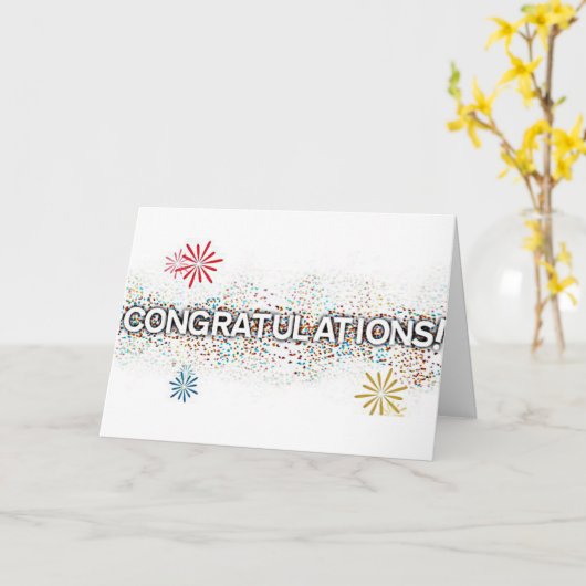 **CONGRATULATIES** U VERDIENT HET BESTE KAART (Gele Bloem)