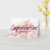 **CONGRATULATIES** U VERDIENT HET BESTE KAART (Gele Bloem)