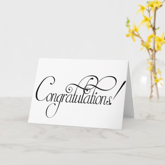 **CONGRATULATIES** U VERDIENT HET BESTE KAART (Gele Bloem)