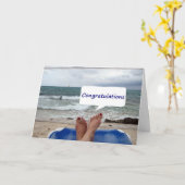 CONGRATULATIES VOOR "50" EN FABULOUS KAART (Gele Bloem)