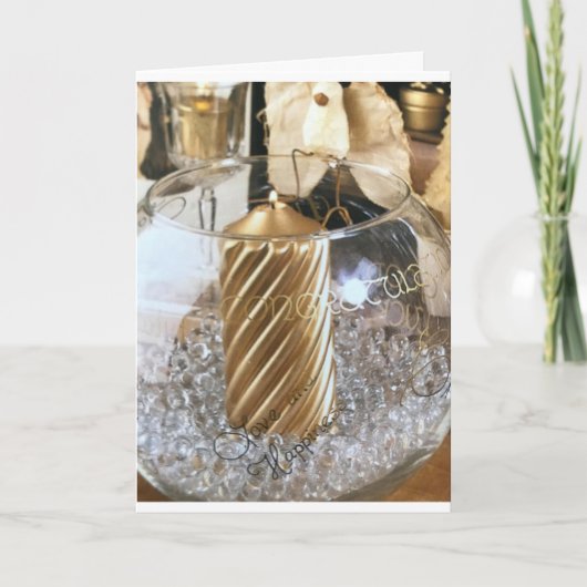 CONGRATULATIES VOOR UW 1e CHRISTMAS SAMEN Feestdagen Kaart (Voorkant)